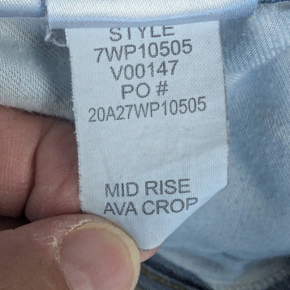 Lucky Brand size 2 Mid-rise Ava Crop Jeans - Picture 10 of 14